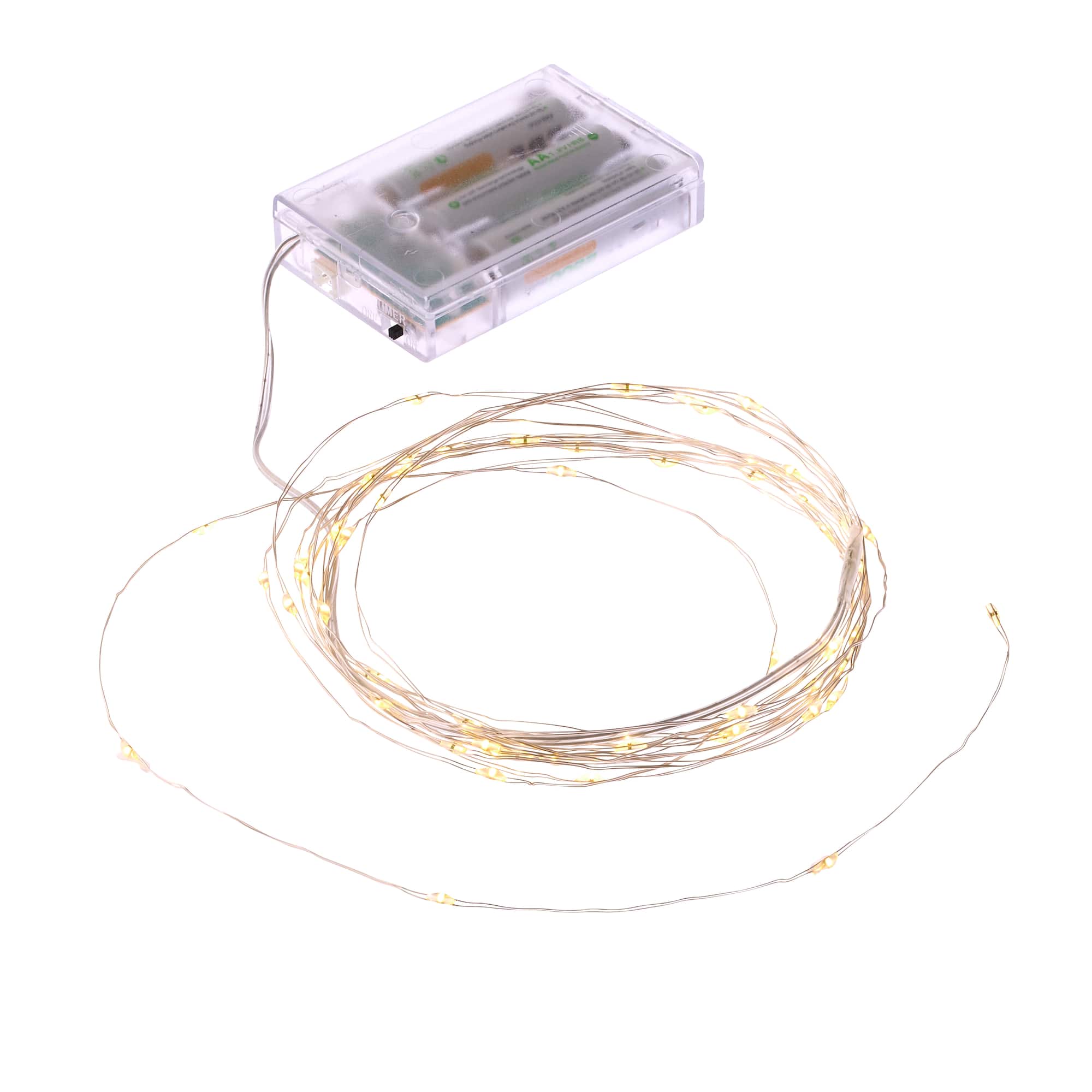 Apothecary & Company™ Silver Decorative Micro LED String Lights, 15ft